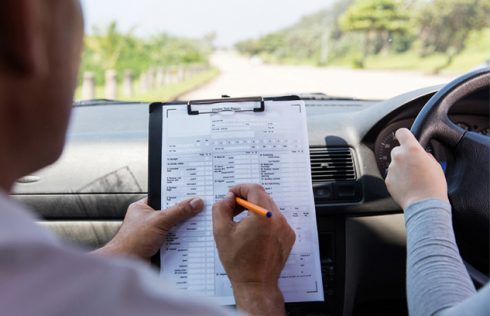 rent a car for driving test